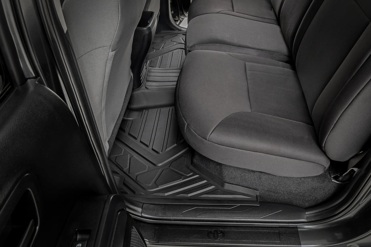 Flex-Fit Floor Mats | Front and Rear | Toyota Tacoma 2WD/4WD (2016-2023) - Interior & Mats (Image 6 of 6)