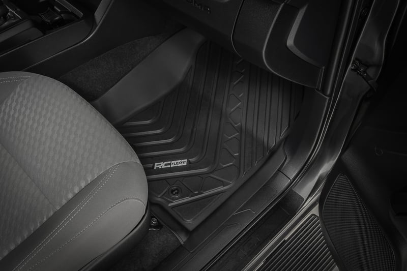 RC Flex-Fit Floor Mats | Front and Rear | Toyota Tacoma 2WD/4WD (2016-2023) (manufacturer page)