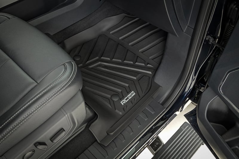 RC Flex-Fit Floor Mats | Front and Rear | Ford F-250/F-350 Super Duty (17-26) (manufacturer page)
