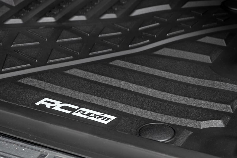 RC Flex-Fit Floor Mats | FR & RR | Crew | Ram 1500 (19-24)/1500 TRX (21-24) (manufacturer page)