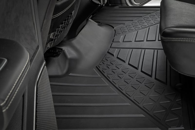 RC Flex-Fit Floor Mats | FR & RR | Crew | Ram 1500 (19-24)/1500 TRX (21-24) (manufacturer page)
