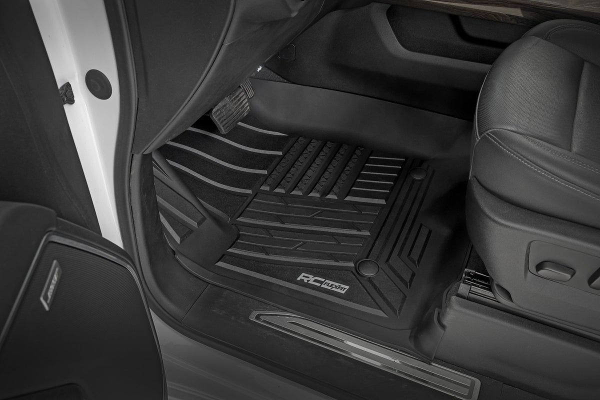 Flex-Fit Floor Mats | FR & RR | FR Bucket | Crew | Chevy/GMC 1500/2500HD/3500HD (19-26) - Interior & Mats (Image 2 of 6)