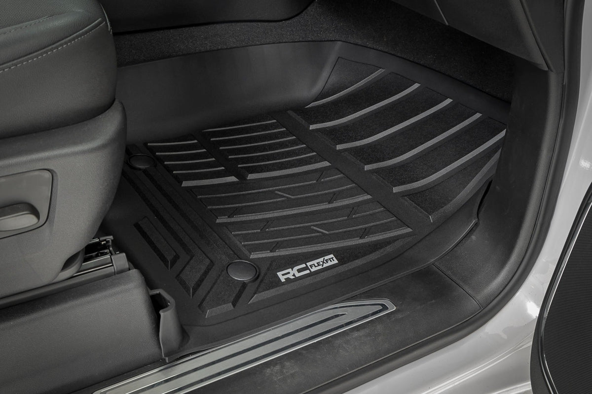 Flex-Fit Floor Mats | FR & RR | FR Bucket | Crew | Chevy/GMC 1500/2500HD/3500HD (19-26) - Interior & Mats (Image 4 of 6)