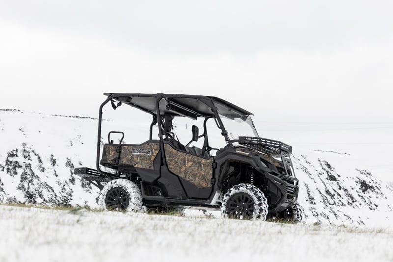 RC Front Cargo Rack |Black Series LED | 6" Light | Slim Line | Honda Pioneer 1000 (manufacturer page)