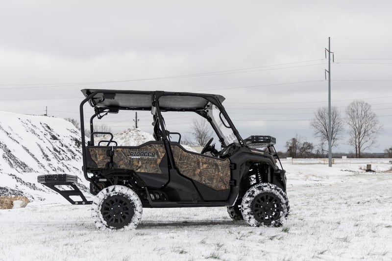 RC Front Cargo Rack |Black Series LED | 6" Light | Slim Line | Honda Pioneer 1000 (manufacturer page)