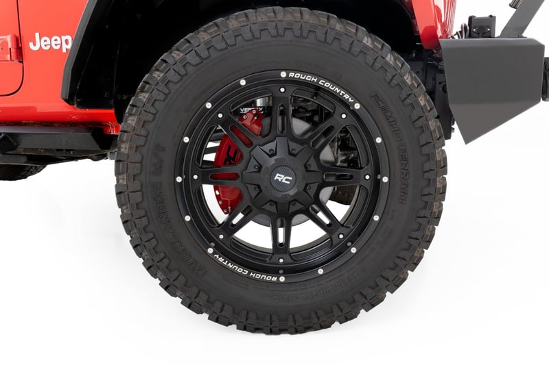 RC Caliper Covers | Front and Rear | Red | Jeep Gladiator JT 4WD (2020-2026) (manufacturer page)