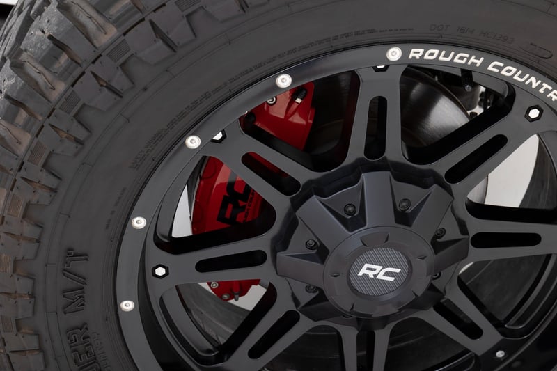 RC Caliper Covers | Front and Rear | Red | Jeep Gladiator JT 4WD (2020-2026) (manufacturer page)