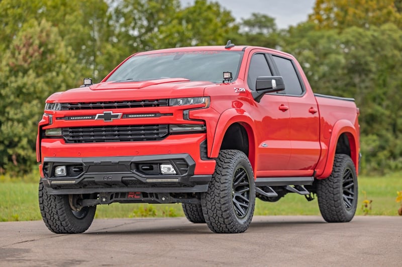 RC 6 Inch Lift Kit | Mono Leaf Rear | Diesel | Chevy Silverado 1500 4WD (22-24) (manufacturer page)