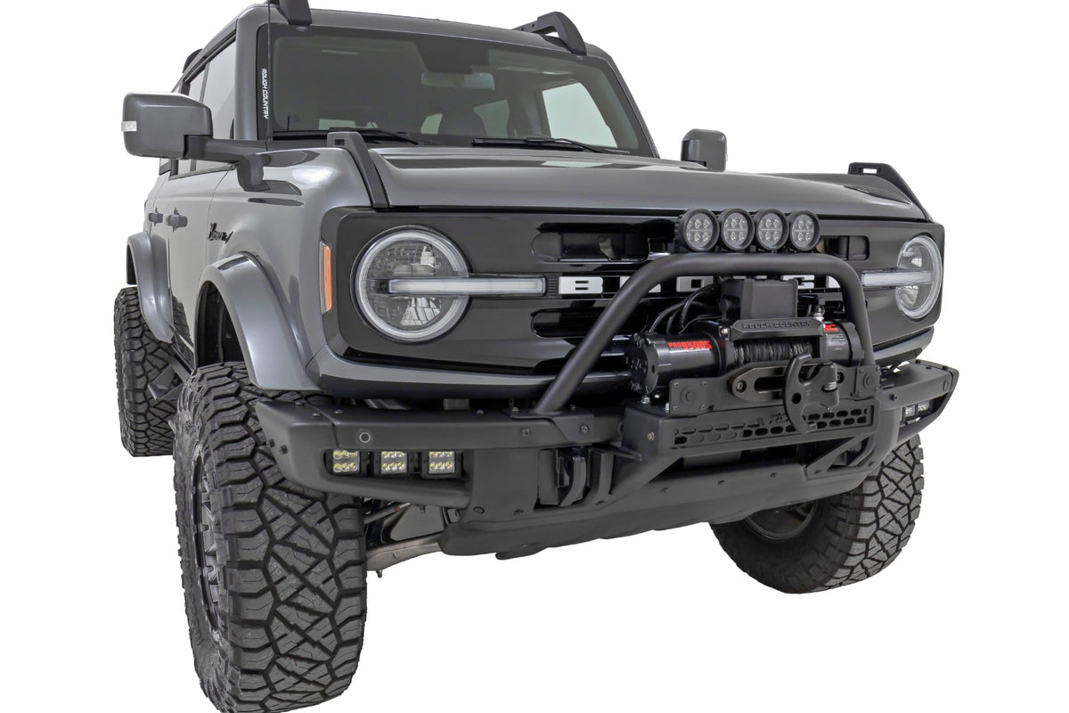 Safari Bar | 3" OSRAM (Pair) | Wide | OE Modular Steel | Ford Bronco (21-26) - Bull Bars (Image 3 of 6)