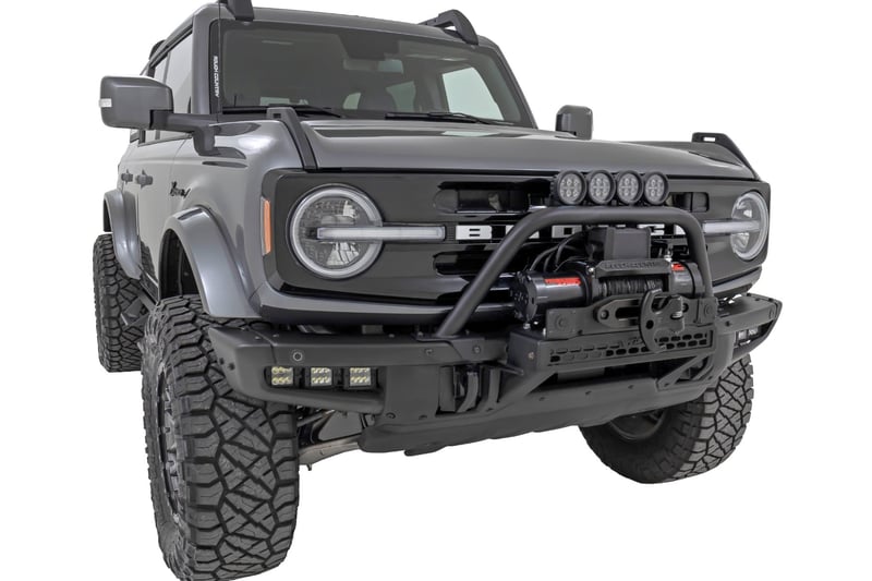 RC Safari Bar | 3" OSRAM (Quad) | Wide | OE Modular Steel | Ford Bronco (21-26) (manufacturer page)