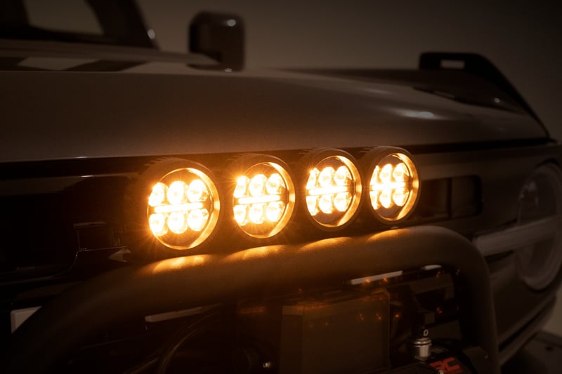 RC Safari Bar | 3" OSRAM (Pair) | Wide | OE Modular Steel | Ford Bronco (21-26) (manufacturer page)