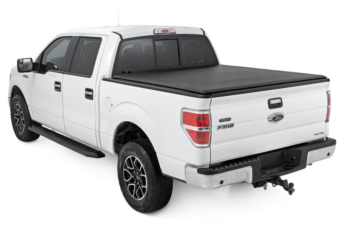 Soft Roll Up Bed Cover | 5'7" Bed | Ford F-150 2WD/4WD (2004-2014) - Bed Covers (Image 3 of 6)