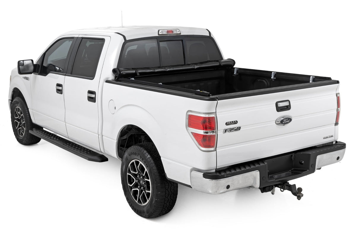 Soft Roll Up Bed Cover | 5'7" Bed | Ford F-150 2WD/4WD (2004-2014) - Bed Covers (Image 4 of 6)