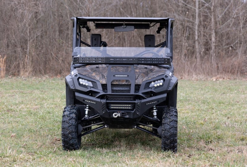 RC Front Cargo Rack |Black Series LED | 6" Light | Slim Line | Honda Pioneer 1000 (manufacturer page)