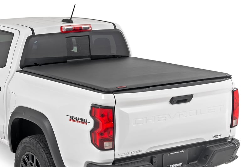 RC Soft Roll Up Bed Cover | 5' Bed | Chevy/GMC Canyon/Colorado 2WD/4WD (15-26) (manufacturer page)