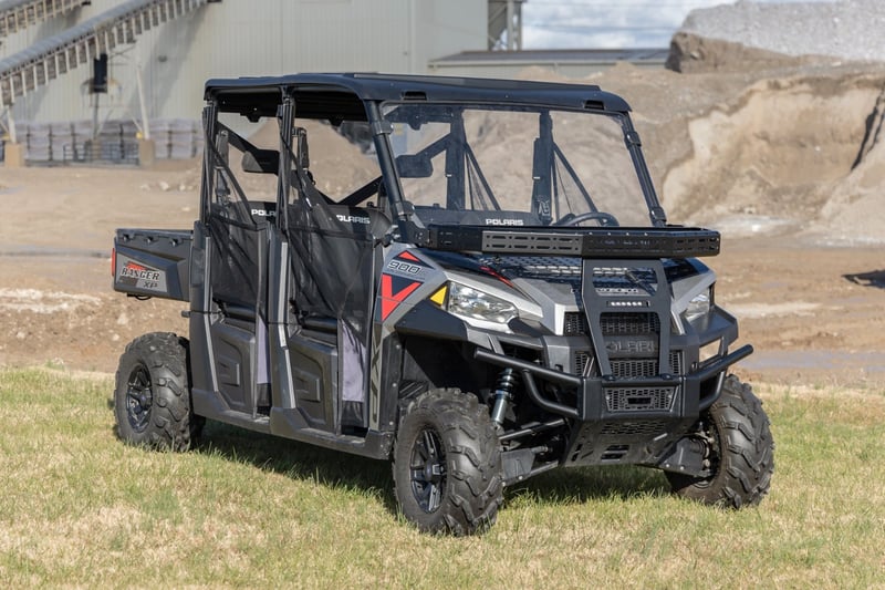 RC Front Cargo Rack | 6" Black Slimline | Polaris Ranger XP 900/Ranger XP 1000 (manufacturer page)