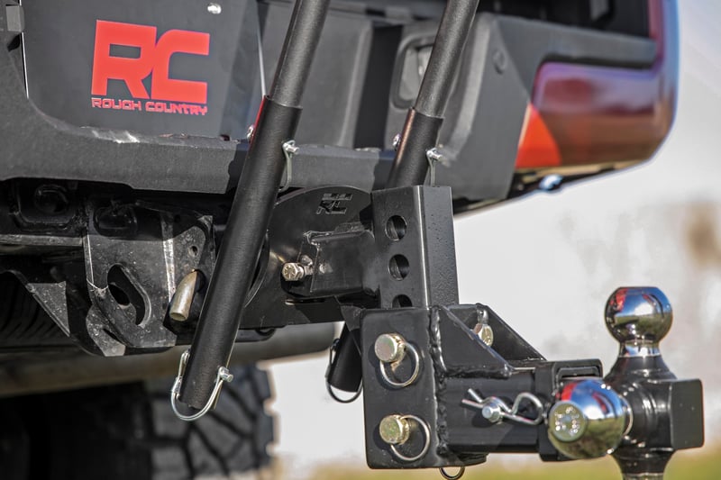 RC Flag Pole Holder | Dual | 2 Inch Hitch (manufacturer page)