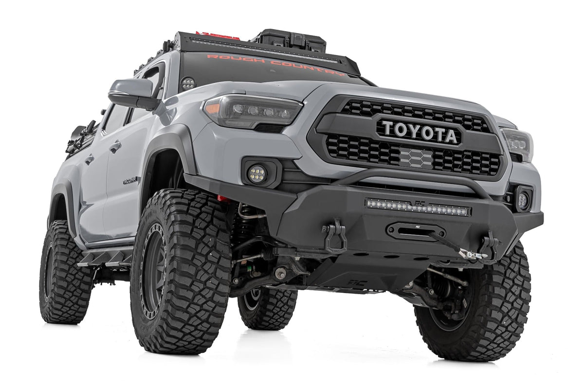 LED Fog Light Kit | 3.5 Inch Round Black Series | Amber DRL | Toyota Tacoma (16-23) - Lighting & Acc (Image 4 of 6)