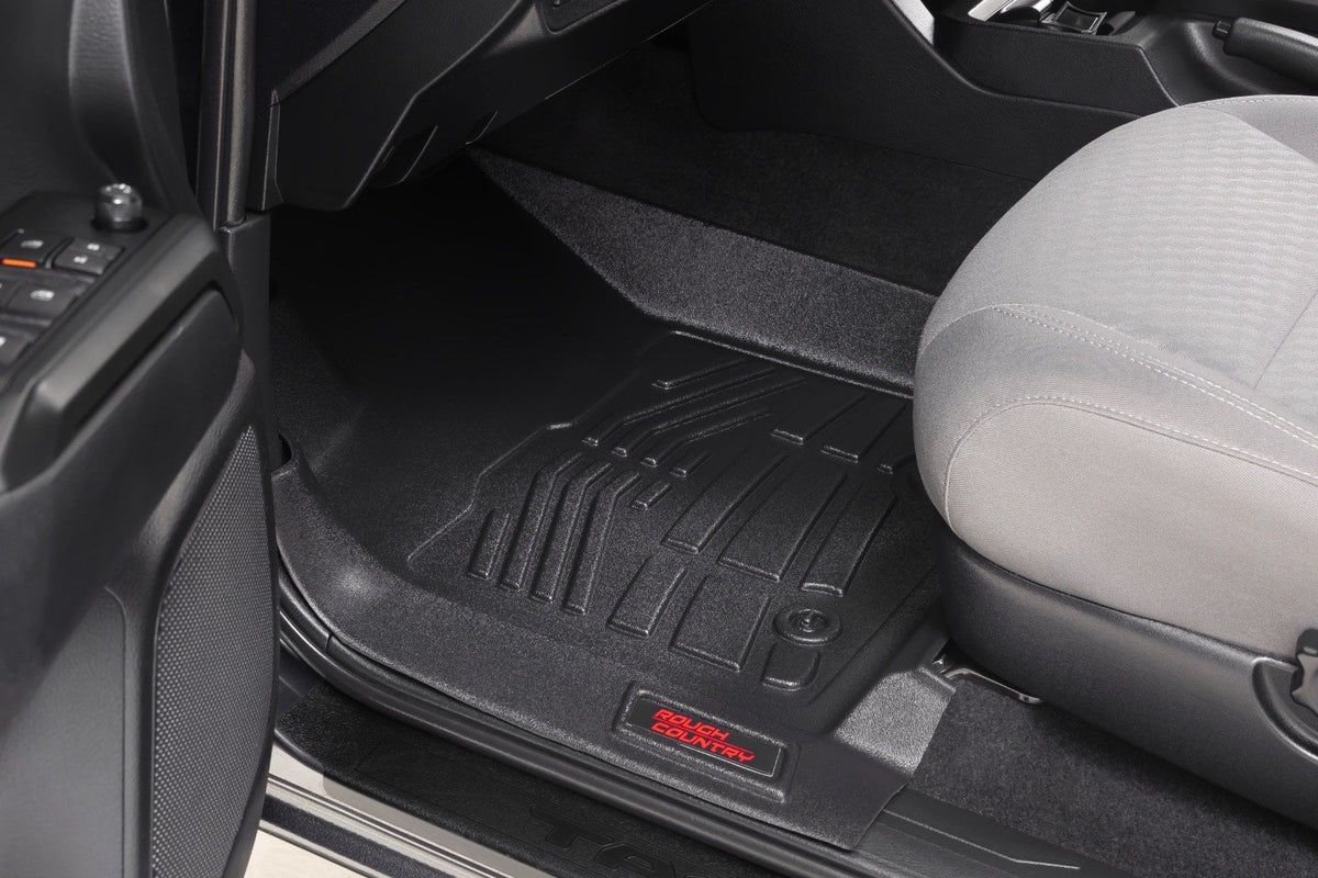 Rough Country SM7121 Sure-Fit Floor Mats | Front | Toyota Tacoma 2WD/4WD (2016-2023) - Image 2
