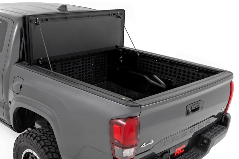 RC Hard Tri-Fold Flip Up Bed Cover | 6' Bed | Toyota Tacoma 2WD/4WD (2005-2015) (manufacturer page)