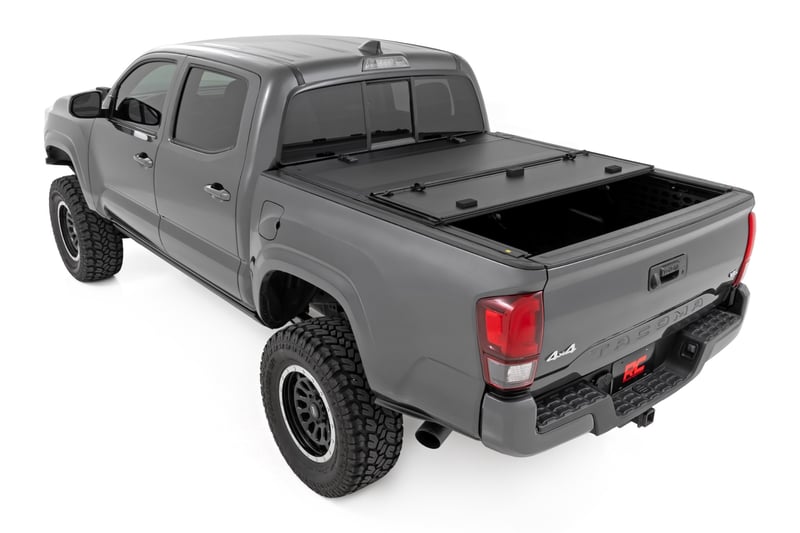 RC Hard Tri-Fold Flip Up Bed Cover | 6' Bed | Toyota Tacoma 2WD/4WD (2005-2015) (manufacturer page)