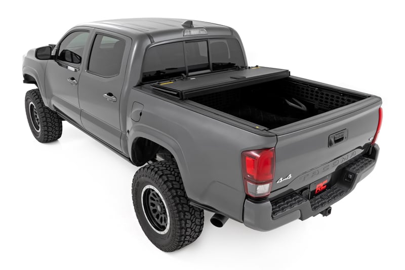 RC Hard Tri-Fold Flip Up Bed Cover | 6' Bed | Toyota Tacoma 2WD/4WD (2005-2015) (manufacturer page)