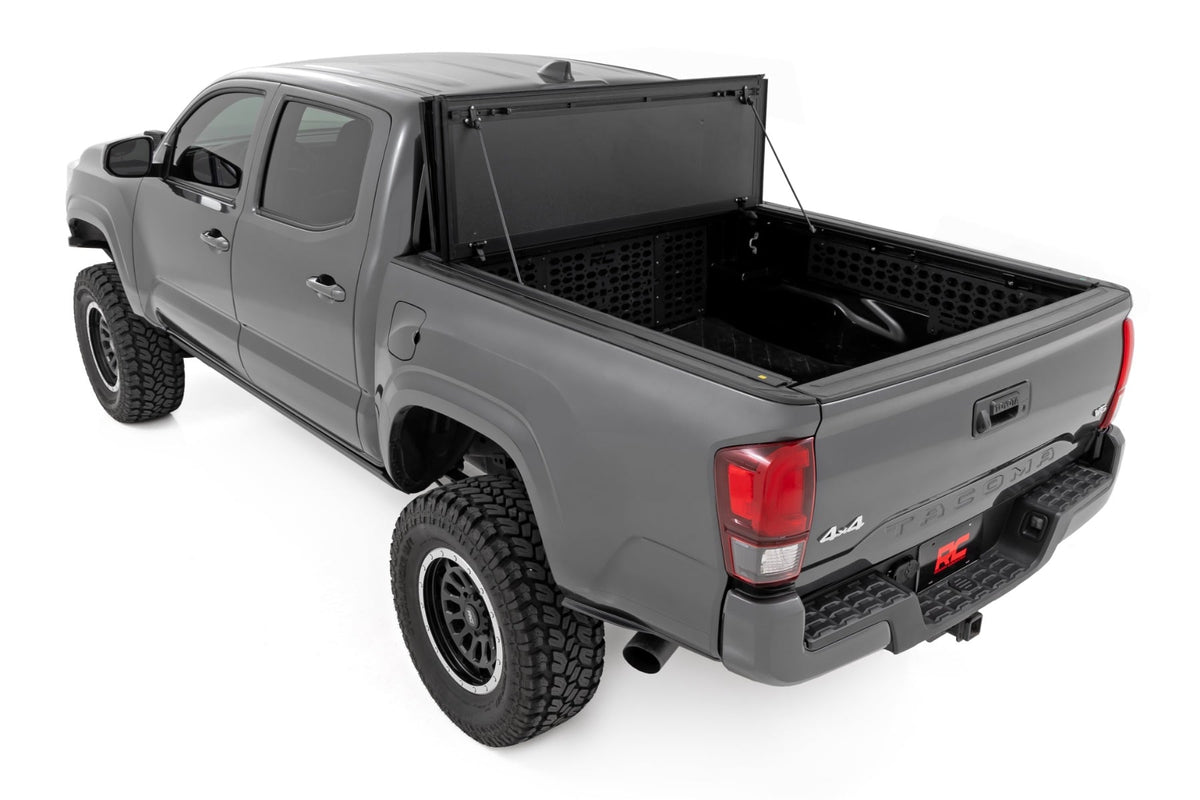 Hard Tri-Fold Flip Up Bed Cover | 6' Bed | Toyota Tacoma 2WD/4WD (2016-2023) - Bed Covers (Image 6 of 6)