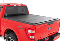 Hard Tri-Fold Flip Up Bed Cover | 5'7" Bed | Ford F-150 2WD/4WD (2015-2020) - Bed Covers (Image 1 of 6)