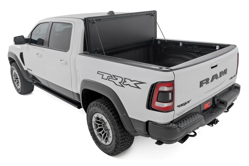 RC Hard Tri-Fold Flip Up Bed Cover | 6'4" | Ram 1500 (19-26)/1500 TRX (21-24) (manufacturer page)