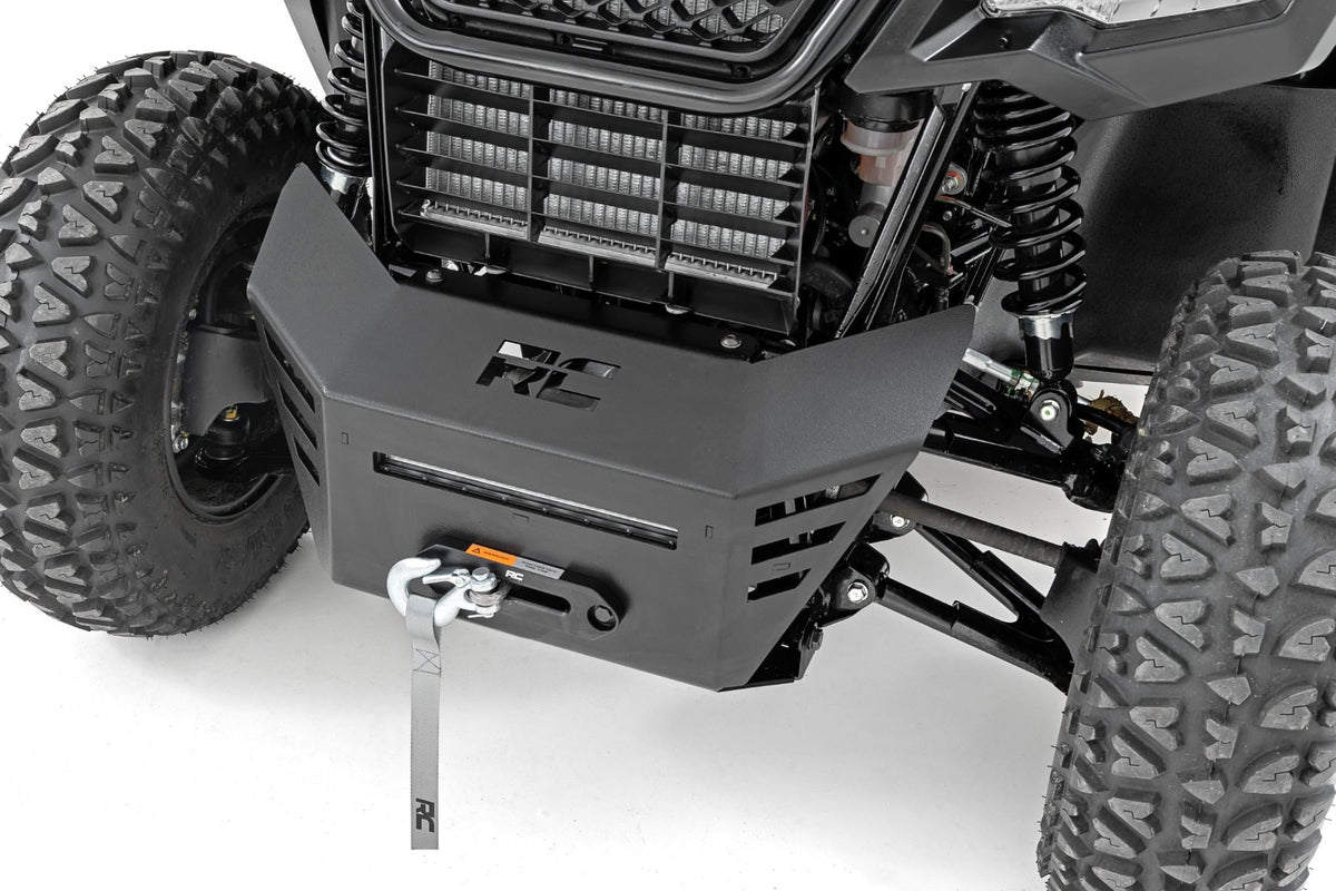 RC Winch Plate | 4500-LB Winch | 10" Black Slimline | Honda Pioneer 520 (manufacturer page)