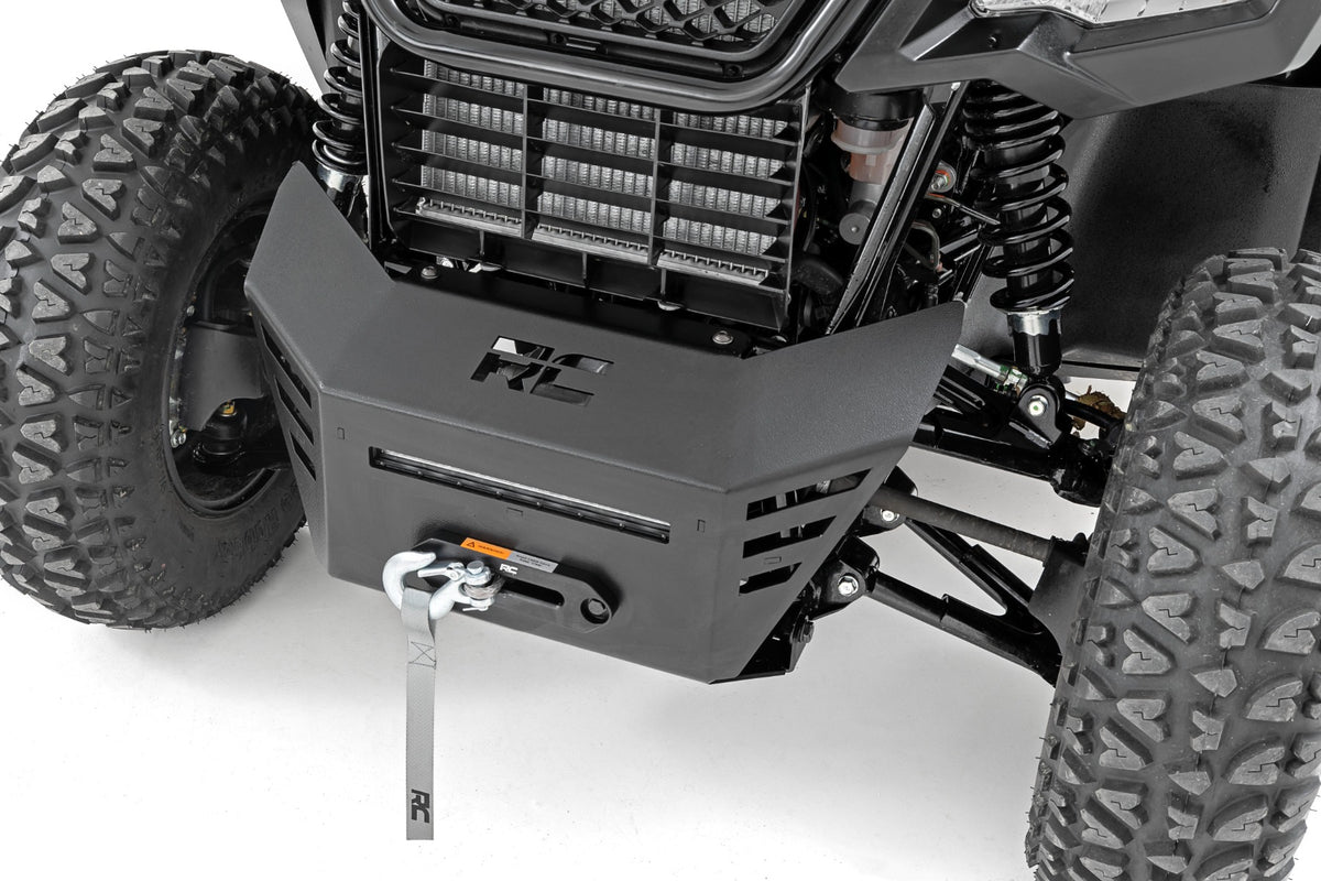 Winch Plate | 4500-LB Winch | 10" Black Slimline | Honda Pioneer 520 - Winches & Acc (Image 2 of 6)