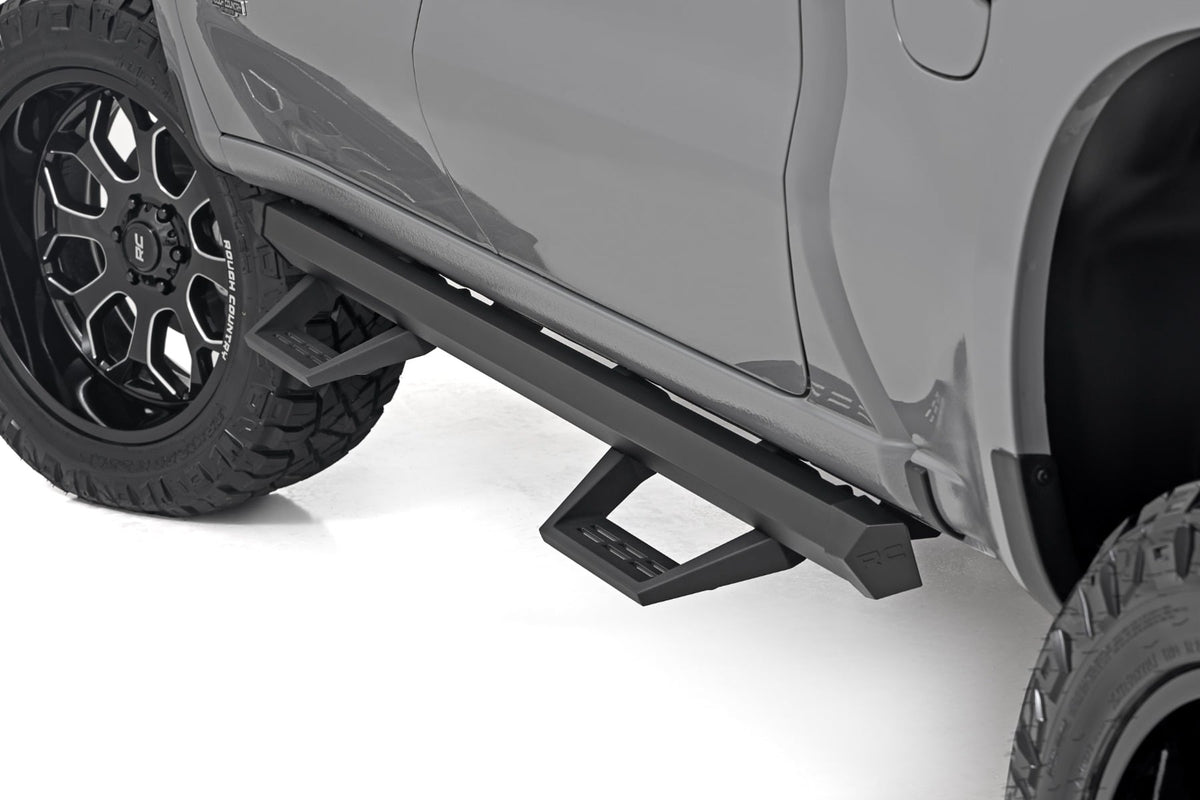 Rough Country 11019 SRL2 Adj Aluminum Step | Crew Cab | Chevy/GMC 1500/2500HD (19-26) - Image 1