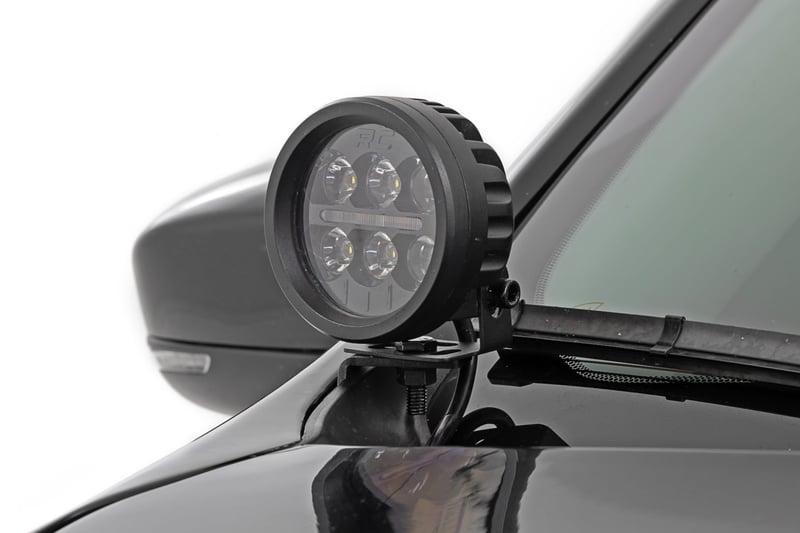 RC LED Light Kit | Ditch Mount | 2" Spectrum Pair | Spot | Jeep Cherokee KL (14-21) (manufacturer page)