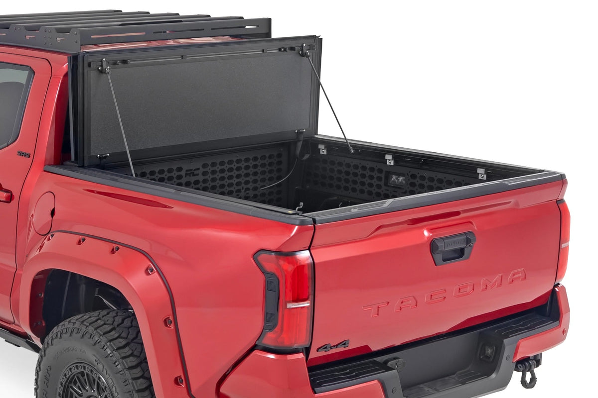 Hard Tri-Fold Flip Up Bed Cover | 5' Bed | Toyota Tacoma 2WD/4WD (2024-2026) - Bed Covers (Image 2 of 6)
