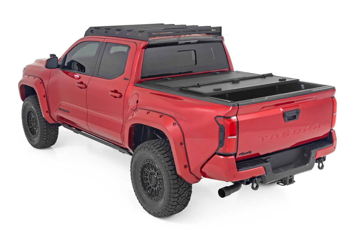 Hard Tri-Fold Flip Up Bed Cover | 5' Bed | Toyota Tacoma 2WD/4WD (2024-2026) - Bed Covers (Image 4 of 6)