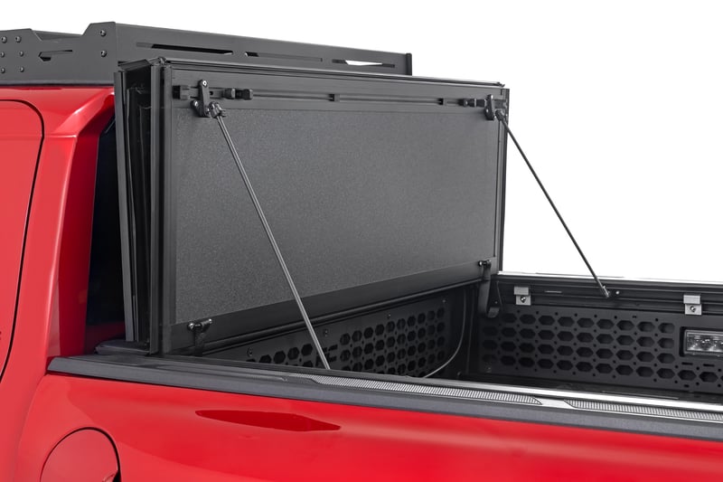 RC Hard Tri-Fold Flip Up Bed Cover | 5' Bed | Toyota Tacoma 2WD/4WD (2024-2026) (manufacturer page)