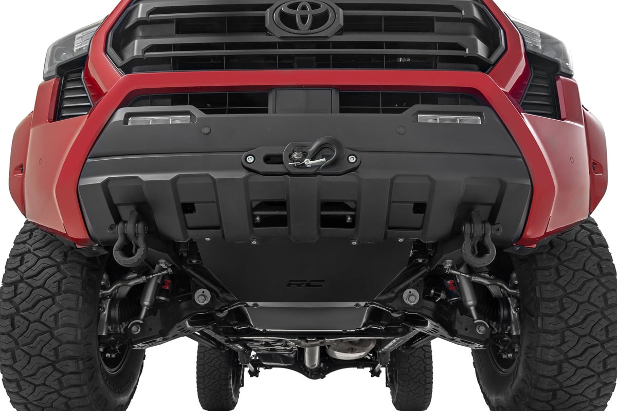 Rough Country 10813 FXS Hidden Winch Mount | PRO9500S | Toyota Tacoma 4WD (2024-2026) - Studio View 2