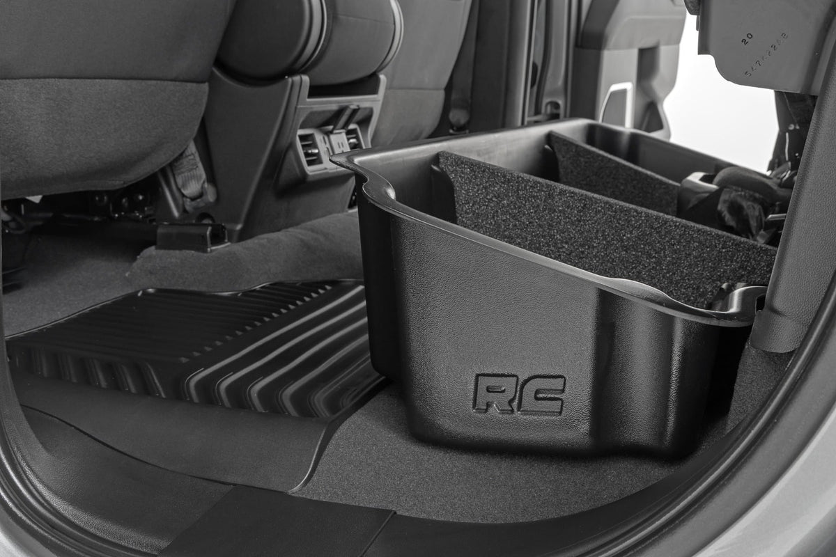 Under Seat Storage | Double Cab | Chevy/GMC 1500/2500HD/3500HD (19-26) - Cargo Management (Image 2 of 6)