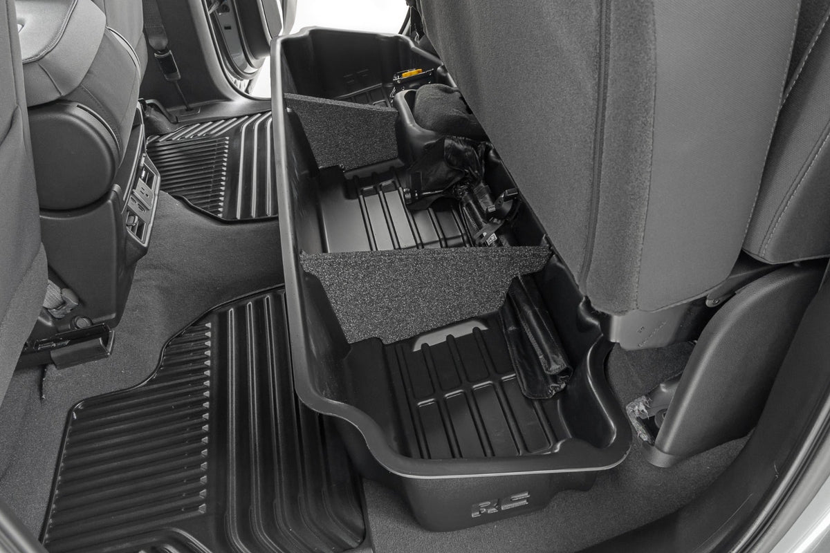 Under Seat Storage | Double Cab | Chevy/GMC 1500/2500HD/3500HD (19-26) - Cargo Management (Image 1 of 6)