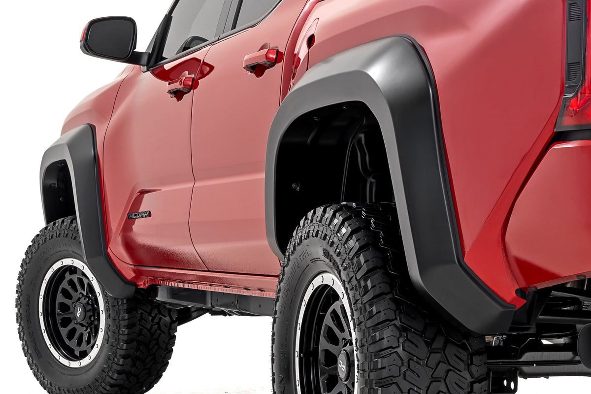 Rough Country O-T12421-8X0 Sport Fender Flares | 8X0 Heritage Blue | Toyota Tacoma 2WD/4WD (2024-2026) - Studio View 1