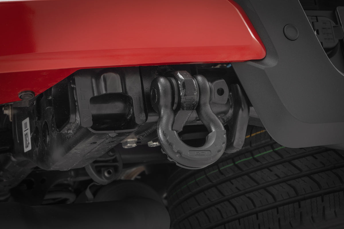 Rough Country 73117 Rear Shackle Kit | D-Ring Combo | Toyota Tacoma 2WD/4WD (2024-2026) - Image 2