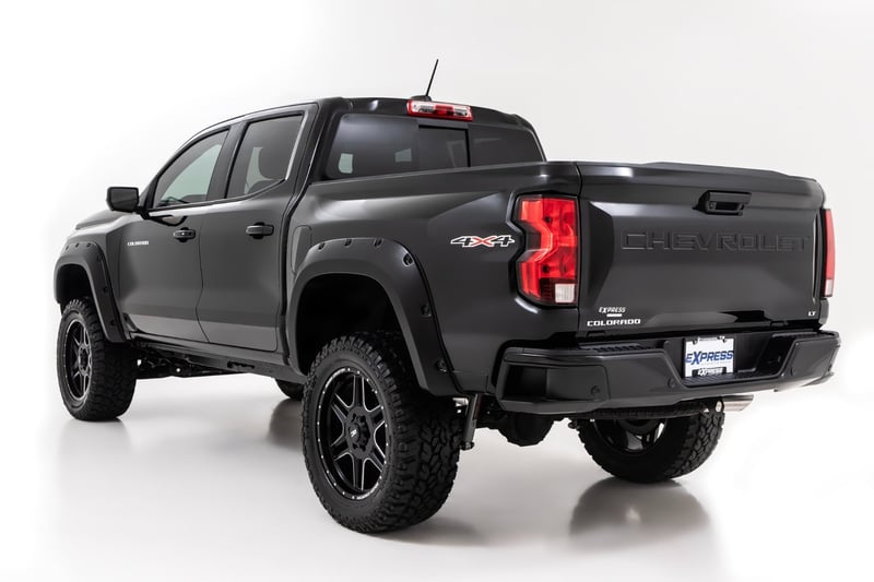 RC Pocket Fender Flares | GBF Sunrise Orange | Chevy Colorado 2WD/4WD (23-26) (manufacturer page)
