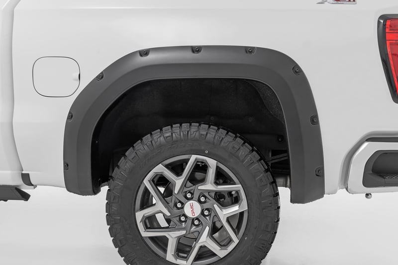 RC Pocket Fender Flares | GJI Dark Sky | GMC Sierra 1500 2WD/4WD (2019-2026) (manufacturer page)