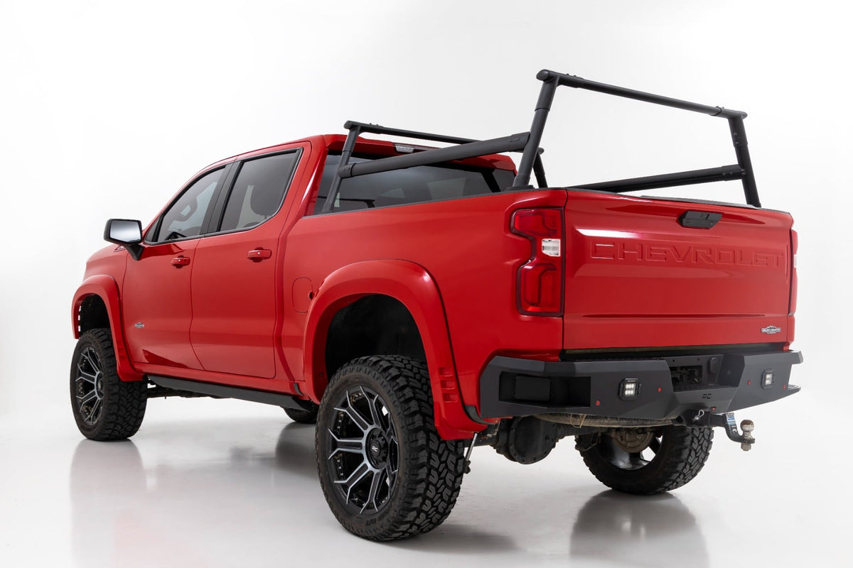 Bed Rack | Full Rack | Aluminum | Chevy Silverado 1500 2WD/4WD (2019-2026) - Cargo Management (Image 1 of 6)