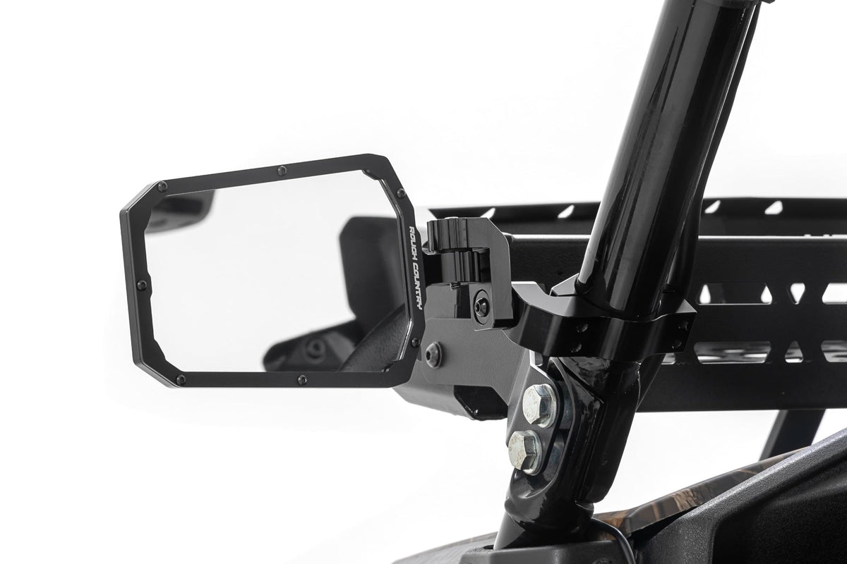 UTV Aluminum Side View Mirrors | Horizontal - Misc 25% (Image 2 of 6)