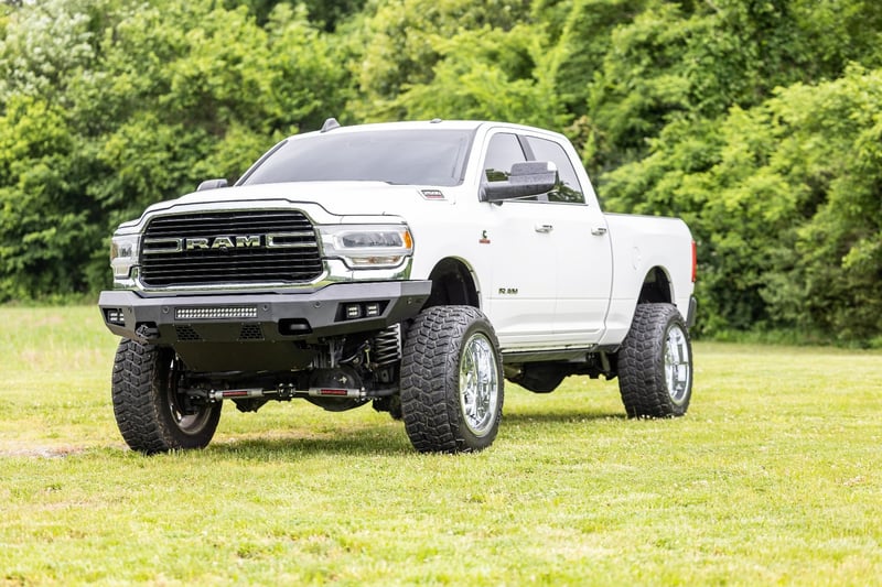 RC N3 Steering Stabilizer | Dual | 2.5-8 Inch Lift | Ram 2500 (14-26)/3500 (13-26) (manufacturer page)