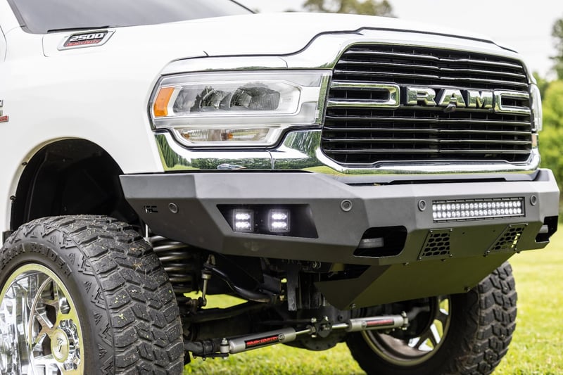 RC N3 Steering Stabilizer | Dual | 2.5-8 Inch Lift | Ram 2500 (14-26)/3500 (13-26) (manufacturer page)
