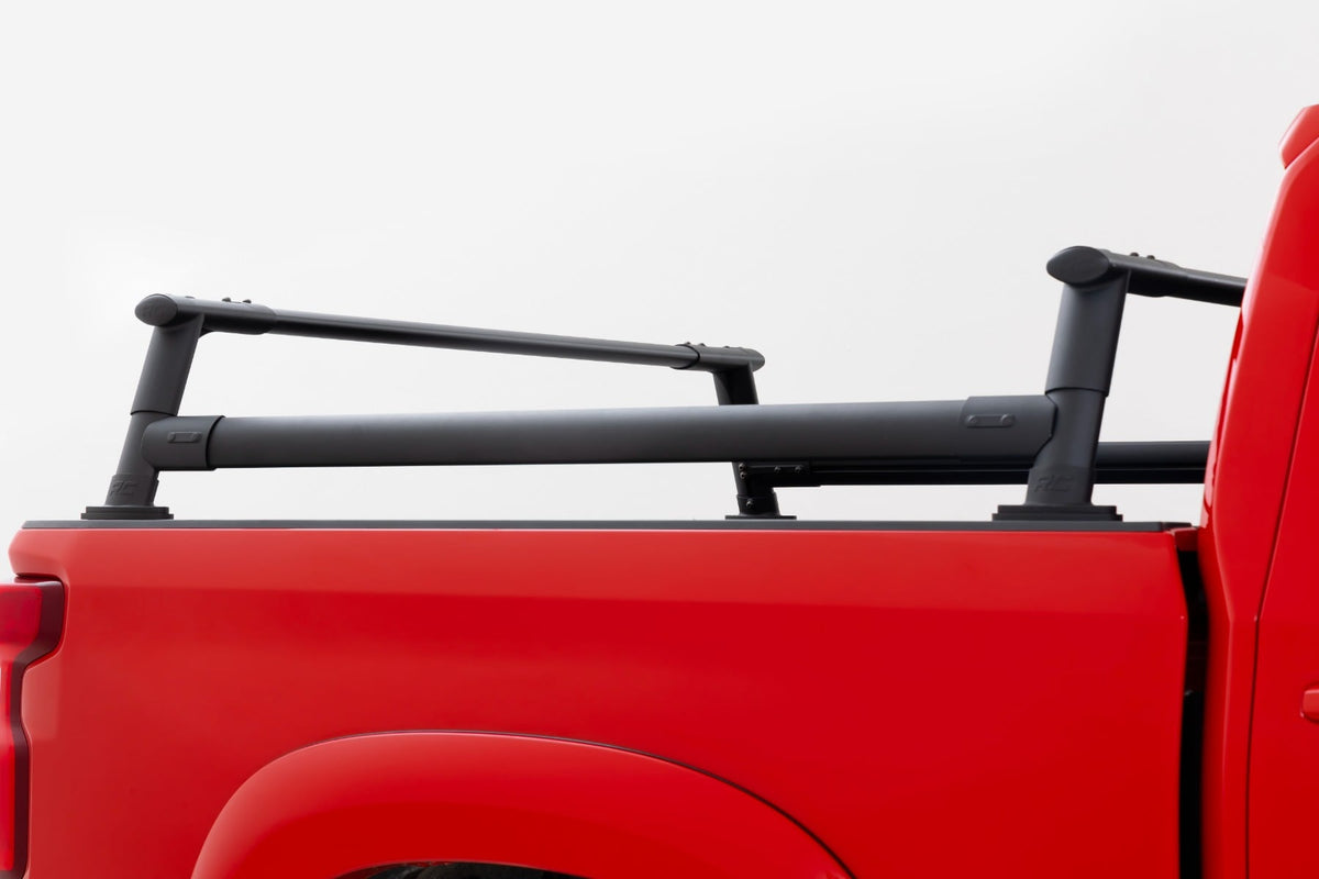 Bed Rack | Half Rack | Aluminum | Chevy Silverado 1500 2WD/4WD (2019-2026) - Cargo Management (Image 3 of 6)