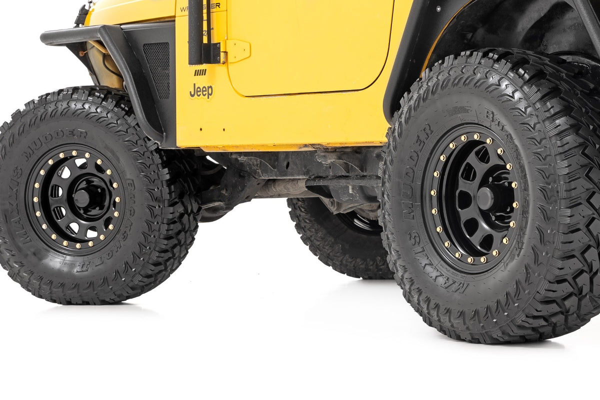 Steel Simulated Bead Lock Wheel | Black | 15x10 | 5x4.5 | 3.30 Bore | -39 - RC Wheels (Image 6 of 6)