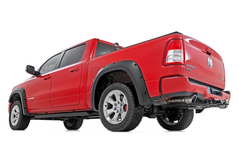 RC Pocket Fender Flares | PS2 Bright Silver Metallic | Ram 1500 2WD/4WD (19-24) (manufacturer page)
